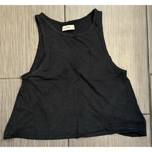 Abercrombie Kids Girls Black Open Back Tank Top Size Medium